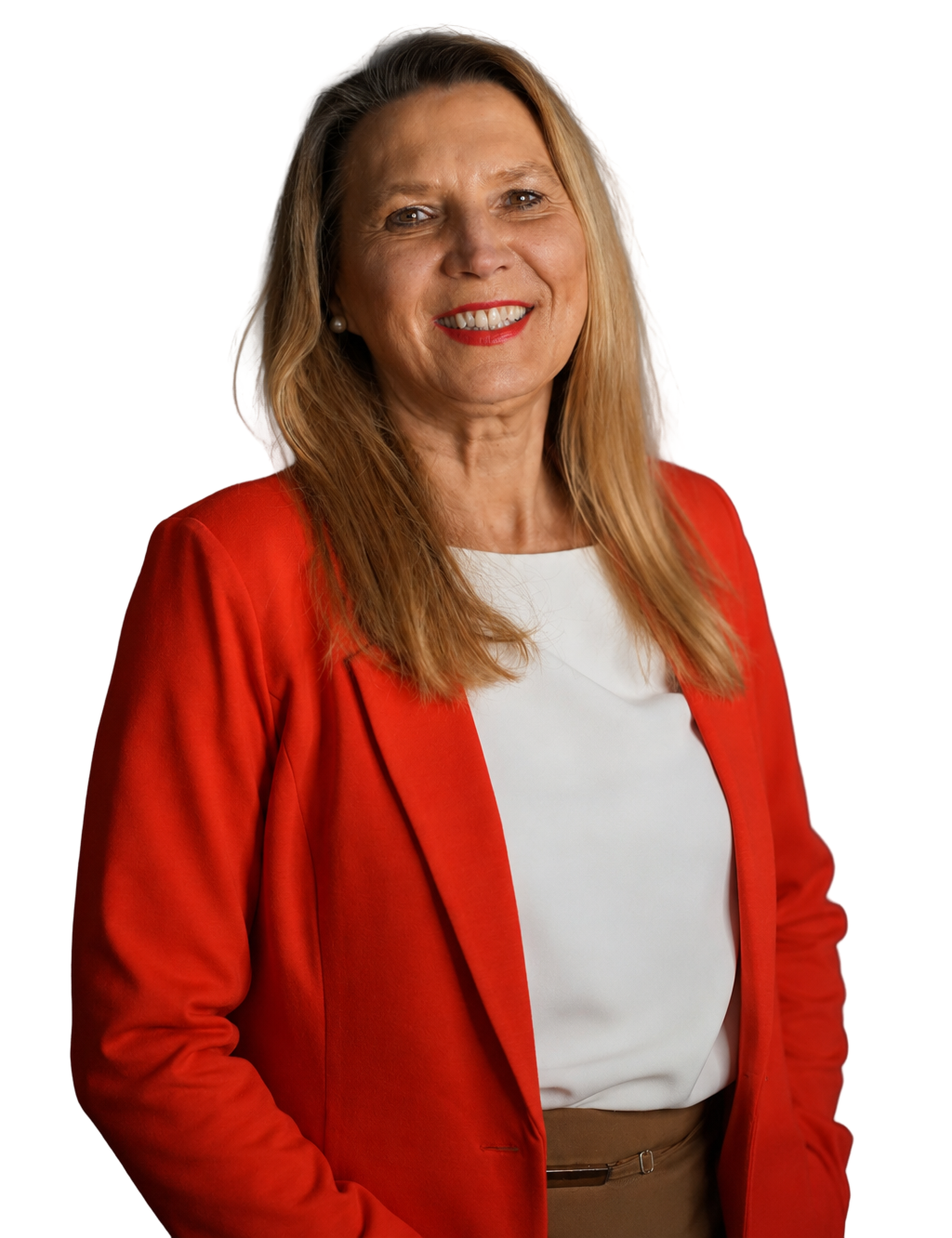 Cornelia Schneider, Inhaberin von Schneider Immobilien, vor der Altstadt von Kirchheim unter Teck